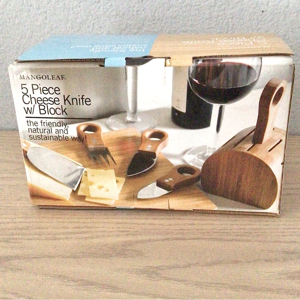 Mangoleaf 5-pc Cheese Knife Set